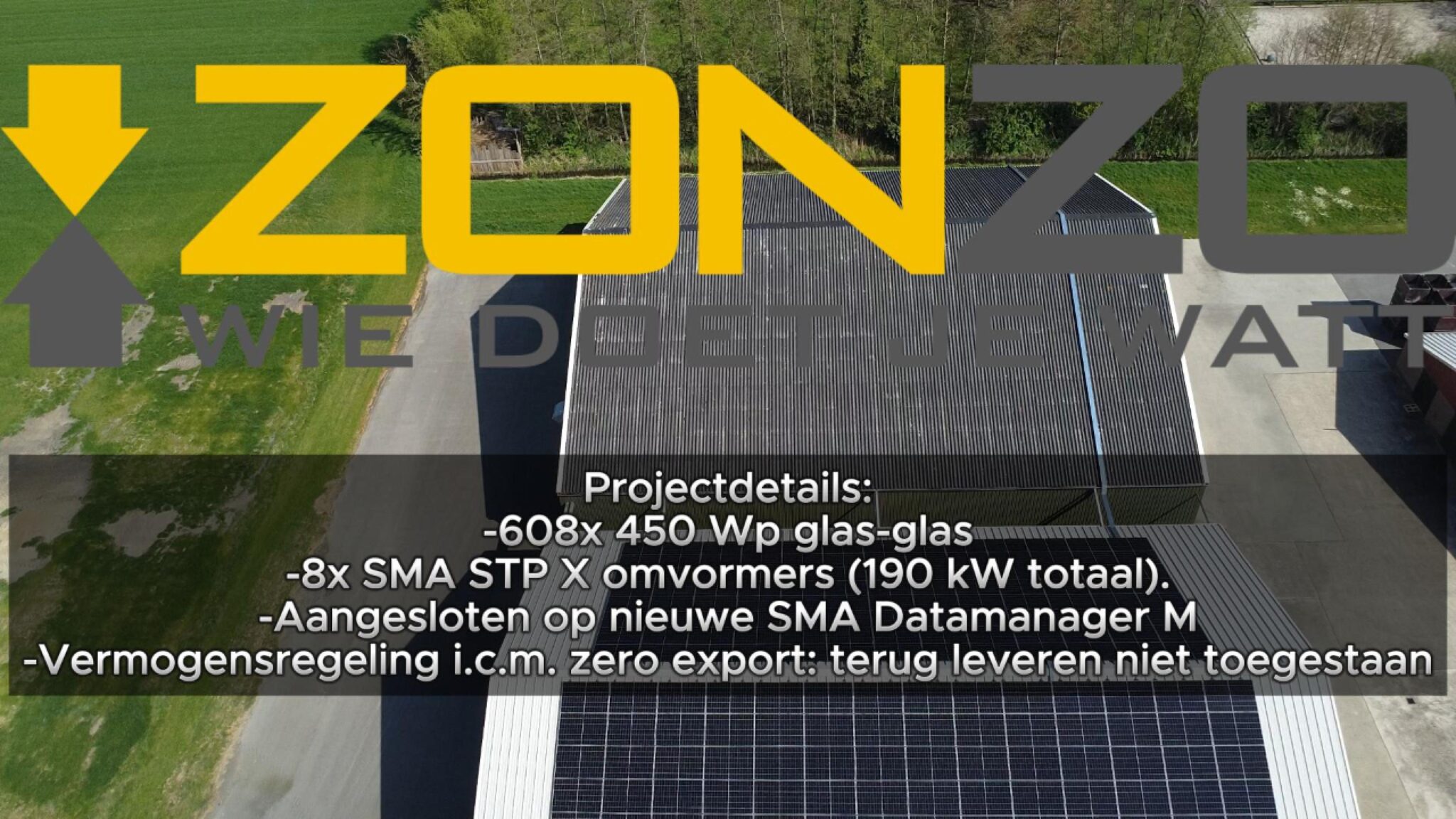 Een dak vol zon: Zonzo plaatst 608 zonnepanelen op een bollenschuur